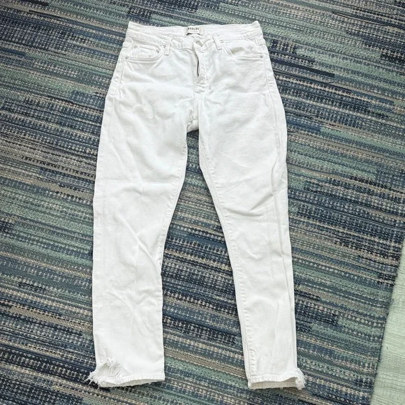 Agolde Women's Crisp White Skinny Jeans - Picture 3 of 4